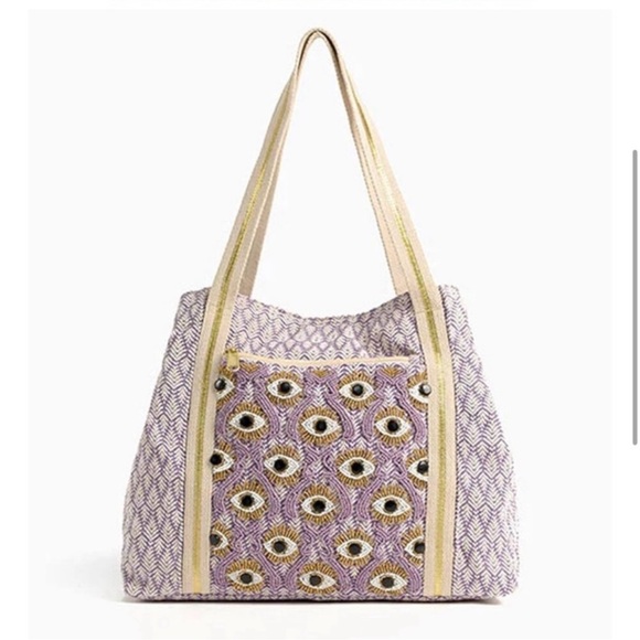 NWT Evil Eye Tote Shoulder Bag by America & Beyond - Picture 4 of 13
